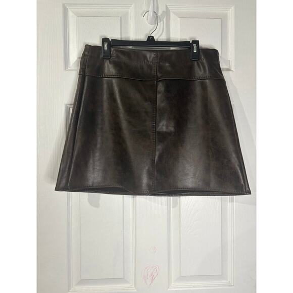 Max Studio London Skirt Brown Size XL - Picture 1 of 3